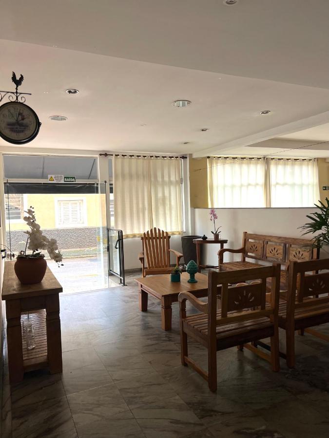 Hotel Thermas Da Mantiqueira - Pocos De Caldas - De Frente Para A Praca Central E Relogio Floral Extérieur photo